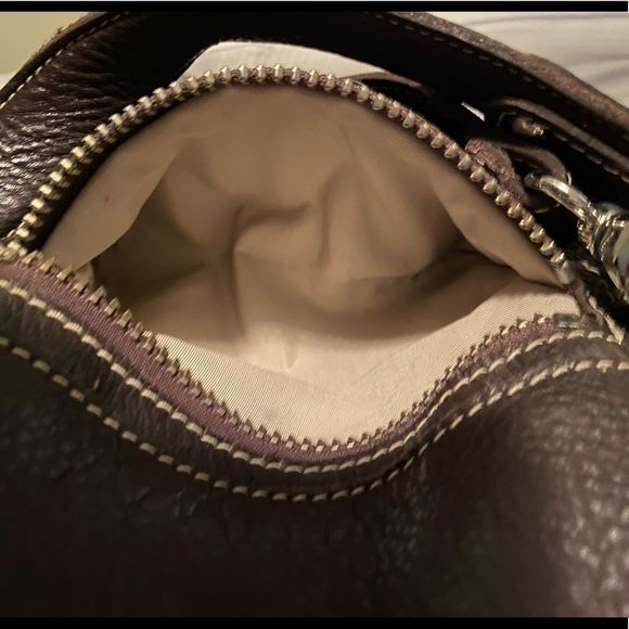 Roots Olivia Bag - dark brown leather, large size - Picture 7 of 7